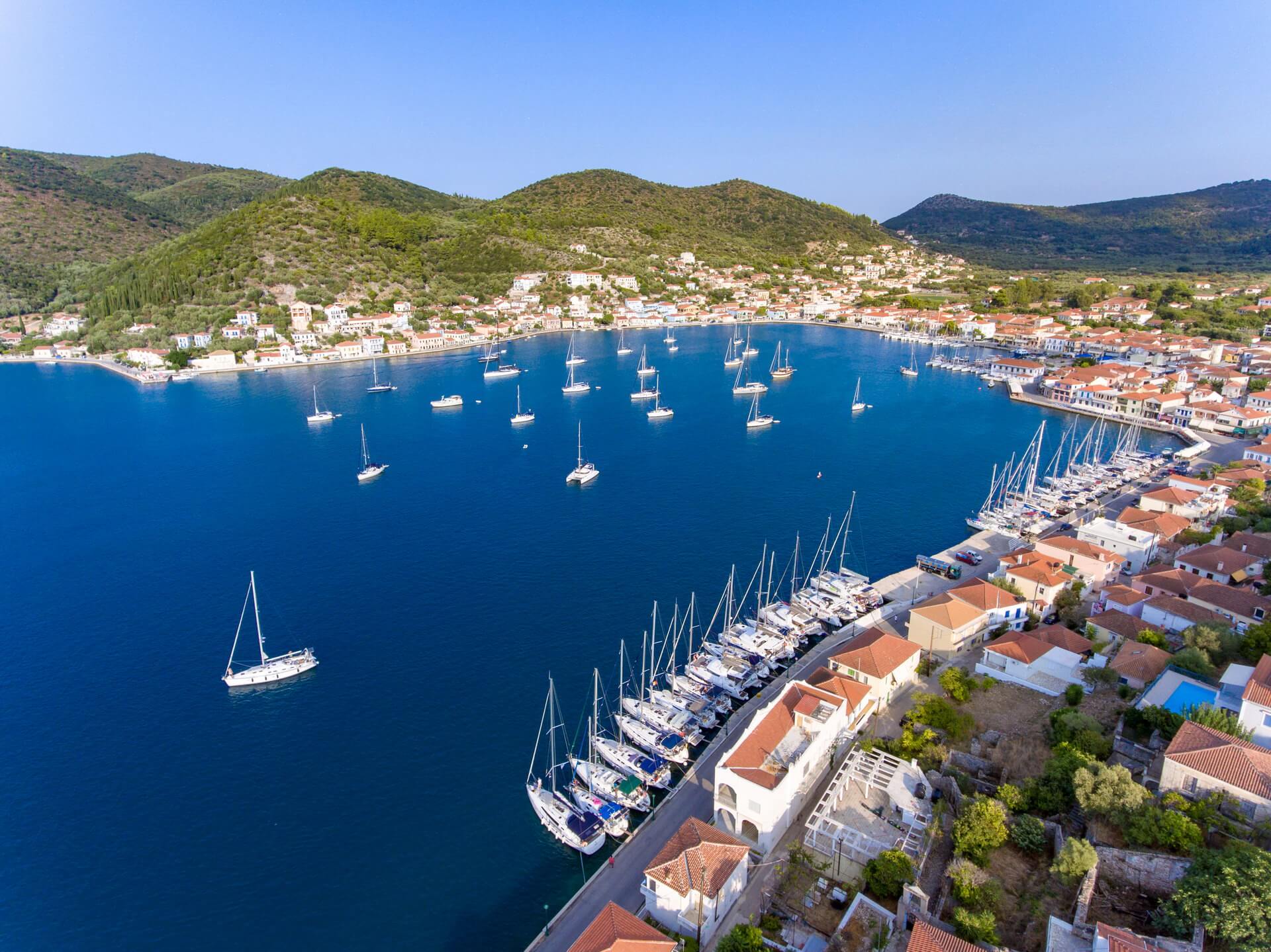 Island of Ithaca near Kefalonia