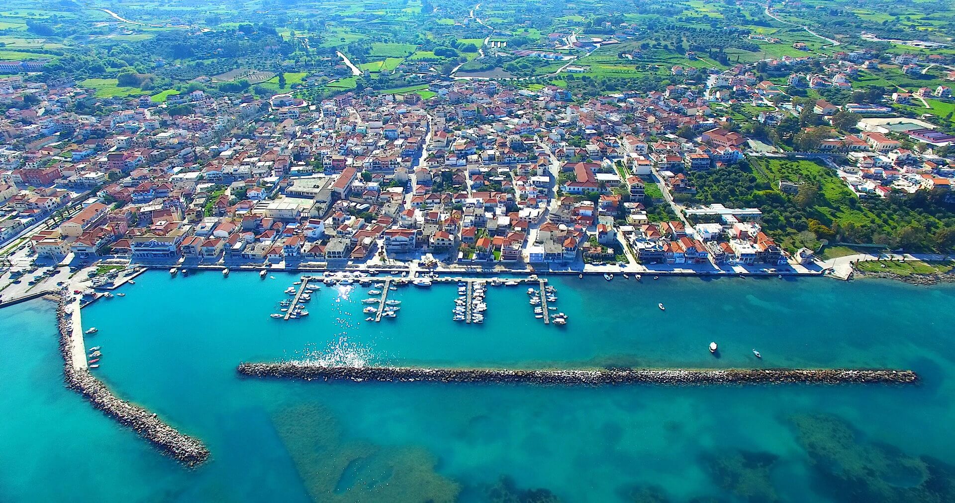 City of Lixouri at Kefalonia